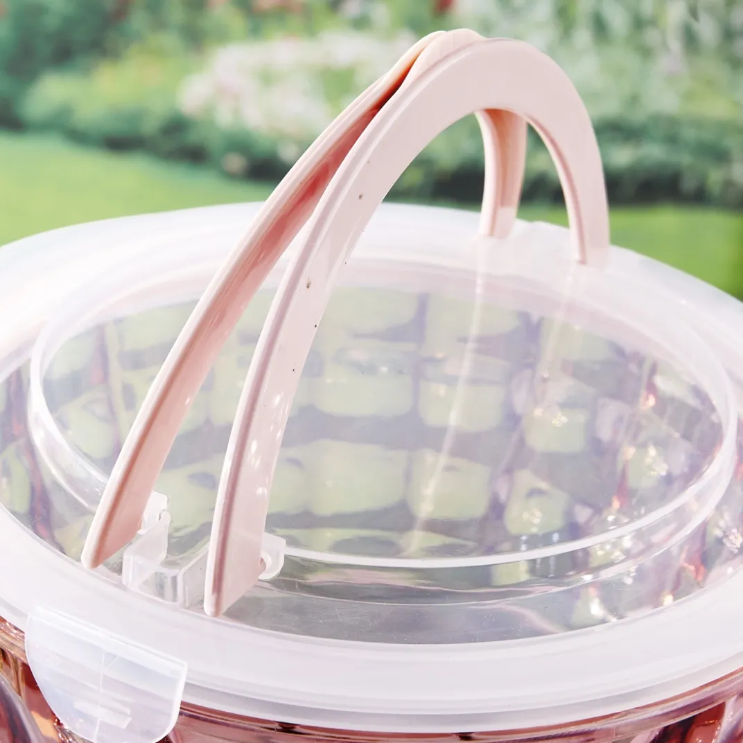 Fraîcheur / Conservation|Art De La Table-Tempsl 3 boîtes vintage roses