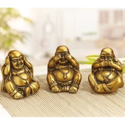 Décorations-Tempsl 3 bouddhas sérénité