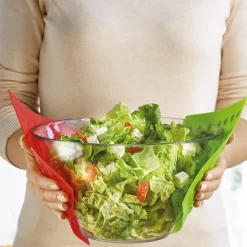 Ustensiles De Cuisine Malins-Tempsl 2 carrés silicone rouge/vert