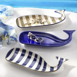 Décorations-Tempsl 3 coupelles baleine