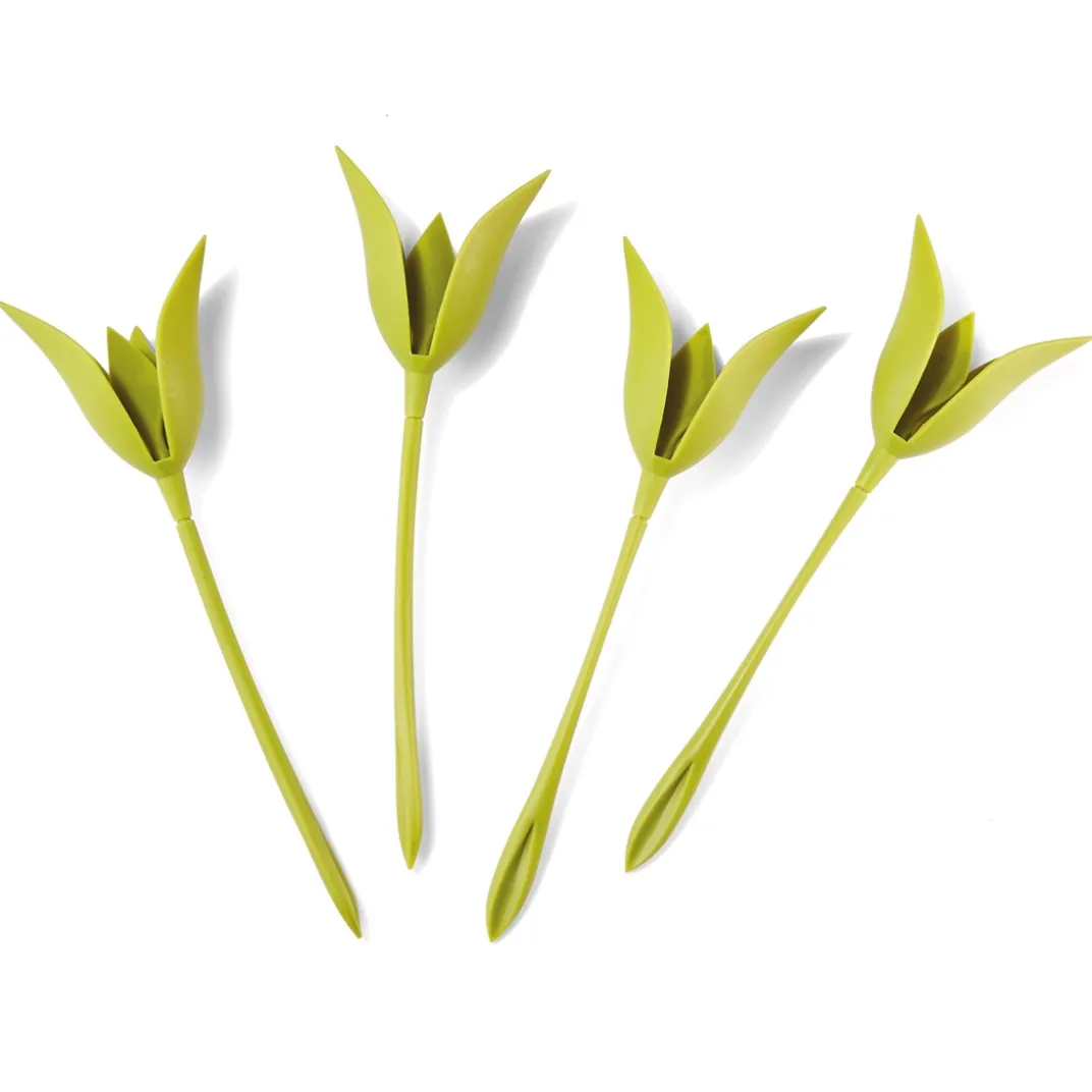 Art De La Table-Tempsl 4 porte-serviettes tulipe ou 2 lots de 4 porte-serviettes tulipe