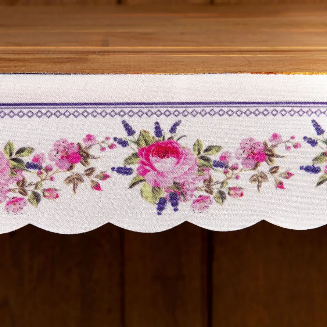 Décorations Cuisine-Tempsl Bordure d’étagère roses