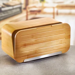 Accessoires Petit-Déjeuner|Fraîcheur / Conservation-Tempsl Boîte à pain bambou