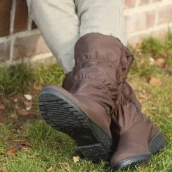 Chaussures, Chaussons Et Accessoires-Tempsl Bottes "Lucie" noir ou marron