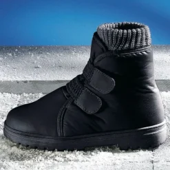 Chaussures, Chaussons Et Accessoires-Tempsl Bottillons crampons Thermo : Blanc ou noir