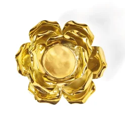 Décorations Intérieures Noël|Table De Noël-Tempsl Bougeoir rose doré ou lot de 2