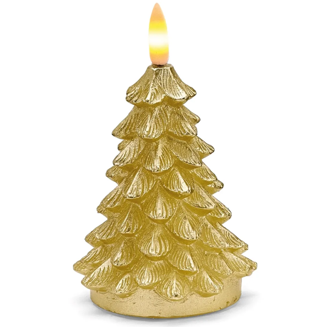 Décorations Intérieures Noël|Décorations-Tempsl Bougie sapin LED