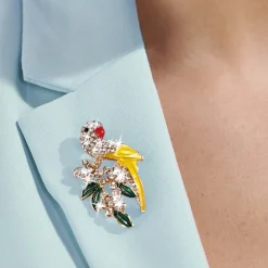 Sacs, Bijoux Et Accessoires-Tempsl Broche perroquet