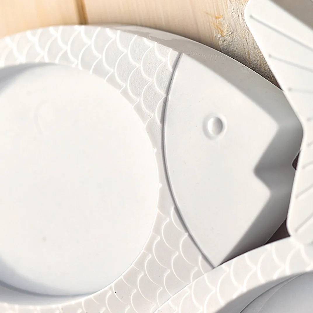 Décorations-Tempsl Cadre photos poissons blanc