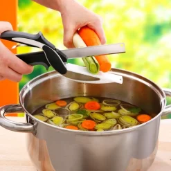 Découpe|Ustensiles De Cuisine Malins-Tempsl Ciseaux planche