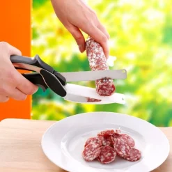 Découpe|Ustensiles De Cuisine Malins-Tempsl Ciseaux planche