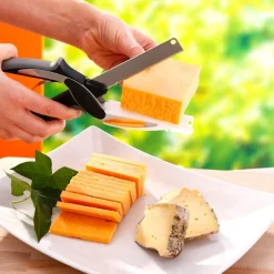 Découpe|Ustensiles De Cuisine Malins-Tempsl Ciseaux planche