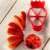 Accessoires Pâtisserie Et Confiture|Ustensiles De Cuisine Malins-Tempsl Coupe-fraises 3 en 1