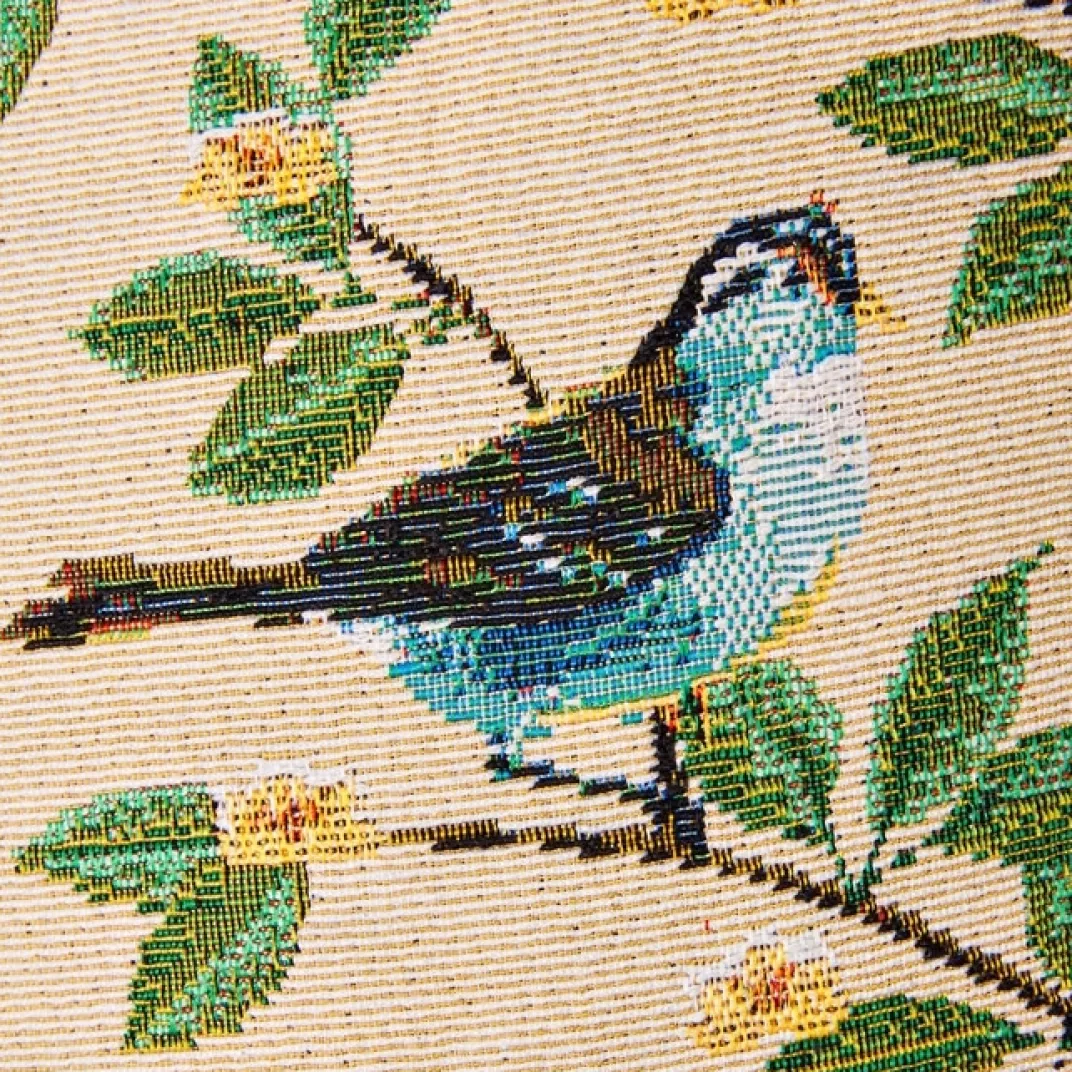 Décorations-Tempsl Coussin fauteuil oiseaux