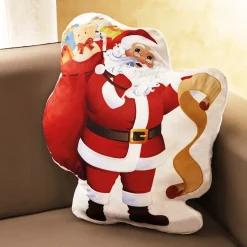Décorations Intérieures Noël|Accessoires Mode-Tempsl Coussin Père Noël