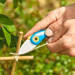 Découpe-Tempsl Couteau céramique bleu