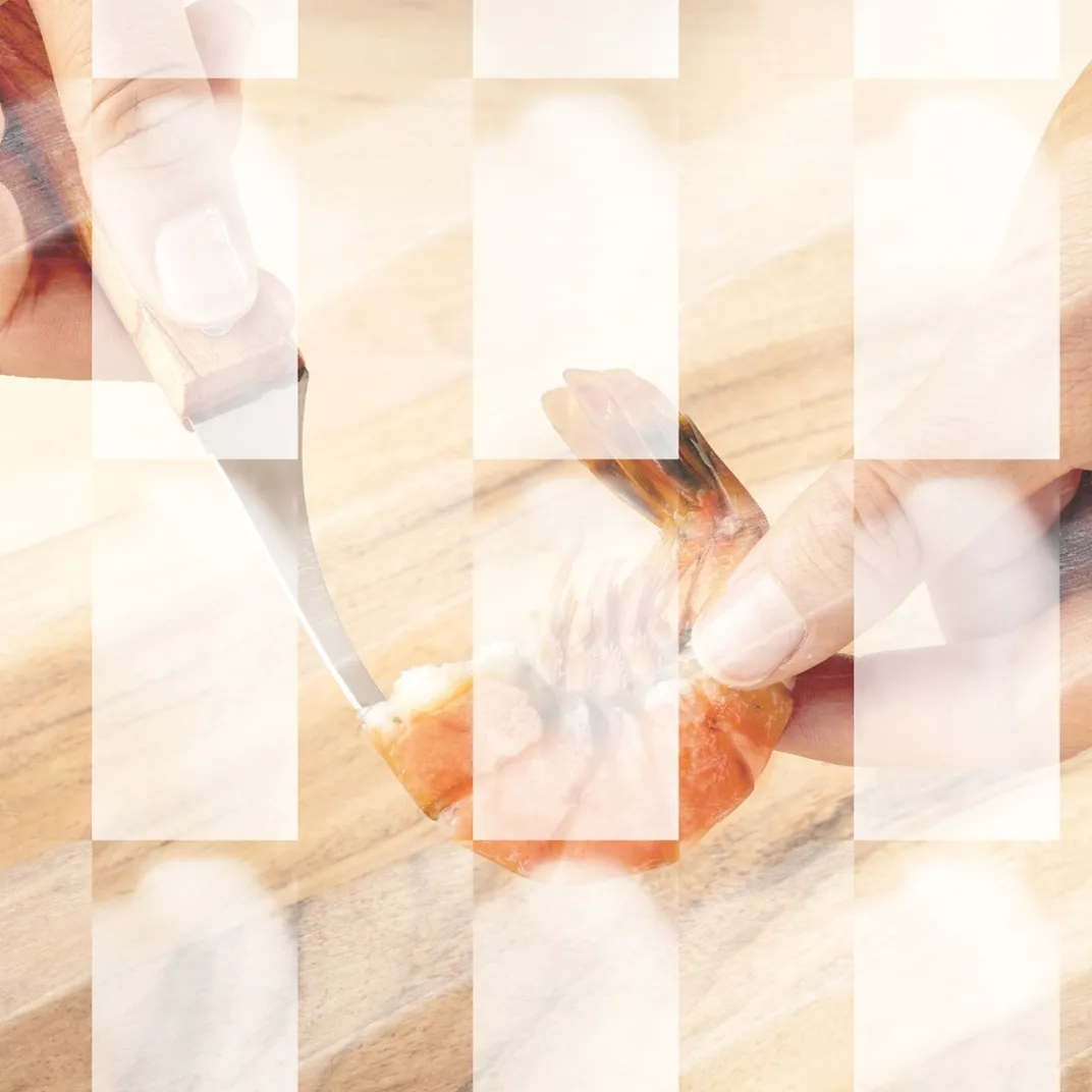 Repas De Noël|Découpe-Tempsl Couteau décortiqueur de crevettes