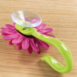 Organisation Et Entretien-Tempsl Crochet fleur orange