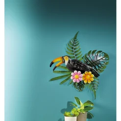 Décorations|Décorations Jardin Et Extérieur-Tempsl Décoration murale toucan