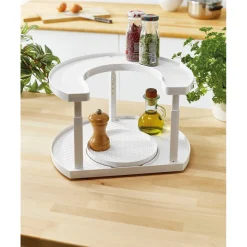 Organisation Et Entretien-Tempsl Double plateau épices rotatif