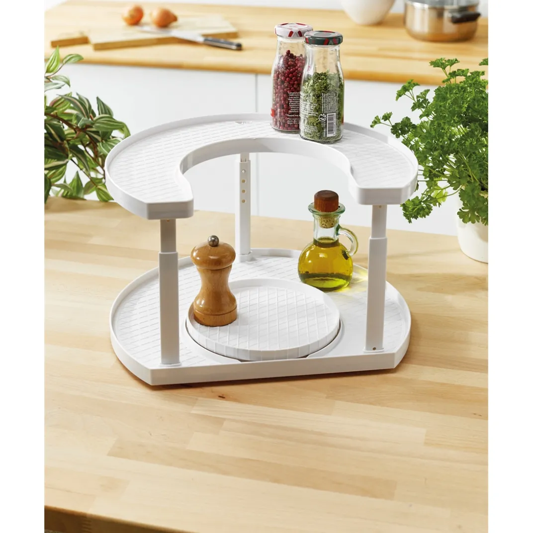 Organisation Et Entretien-Tempsl Double plateau épices rotatif