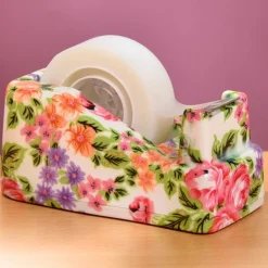 Accessoires Bureau-Tempsl Dérouleur fleuri