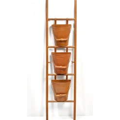 Décorations|Décorations Jardin Et Extérieur-Tempsl Echelle à plantes cuivrée