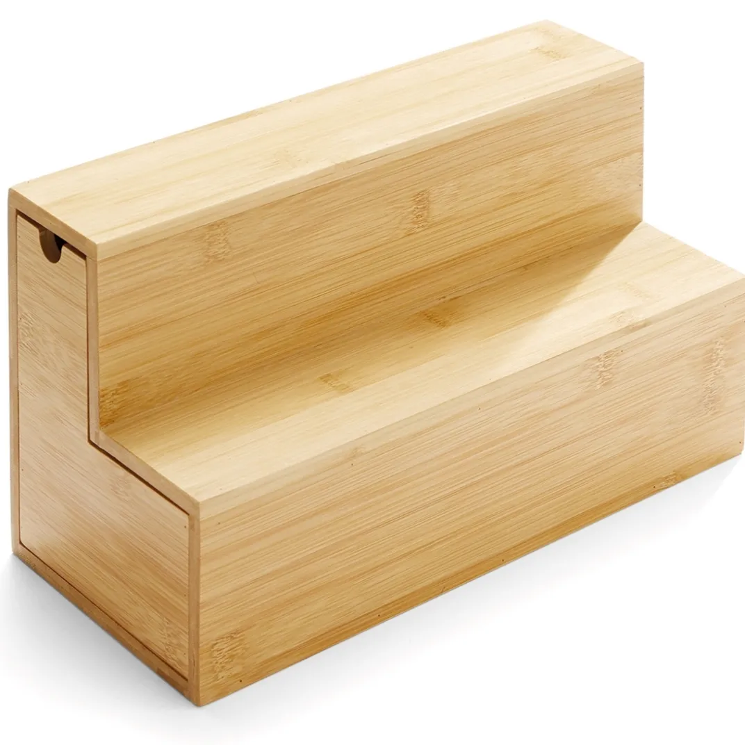 Accessoires Petit-Déjeuner|Organisation Et Entretien-Tempsl Etagère à tiroir bambou