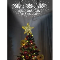 Décorations Intérieures Noël|Décorations-Tempsl Etoile projection LED Etoile projection LED