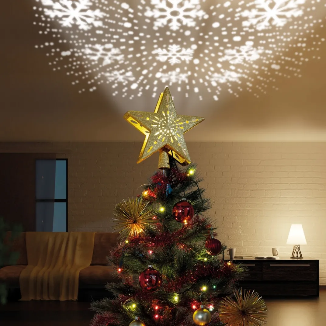 Décorations Intérieures Noël|Décorations-Tempsl Etoile projection LED Etoile projection LED