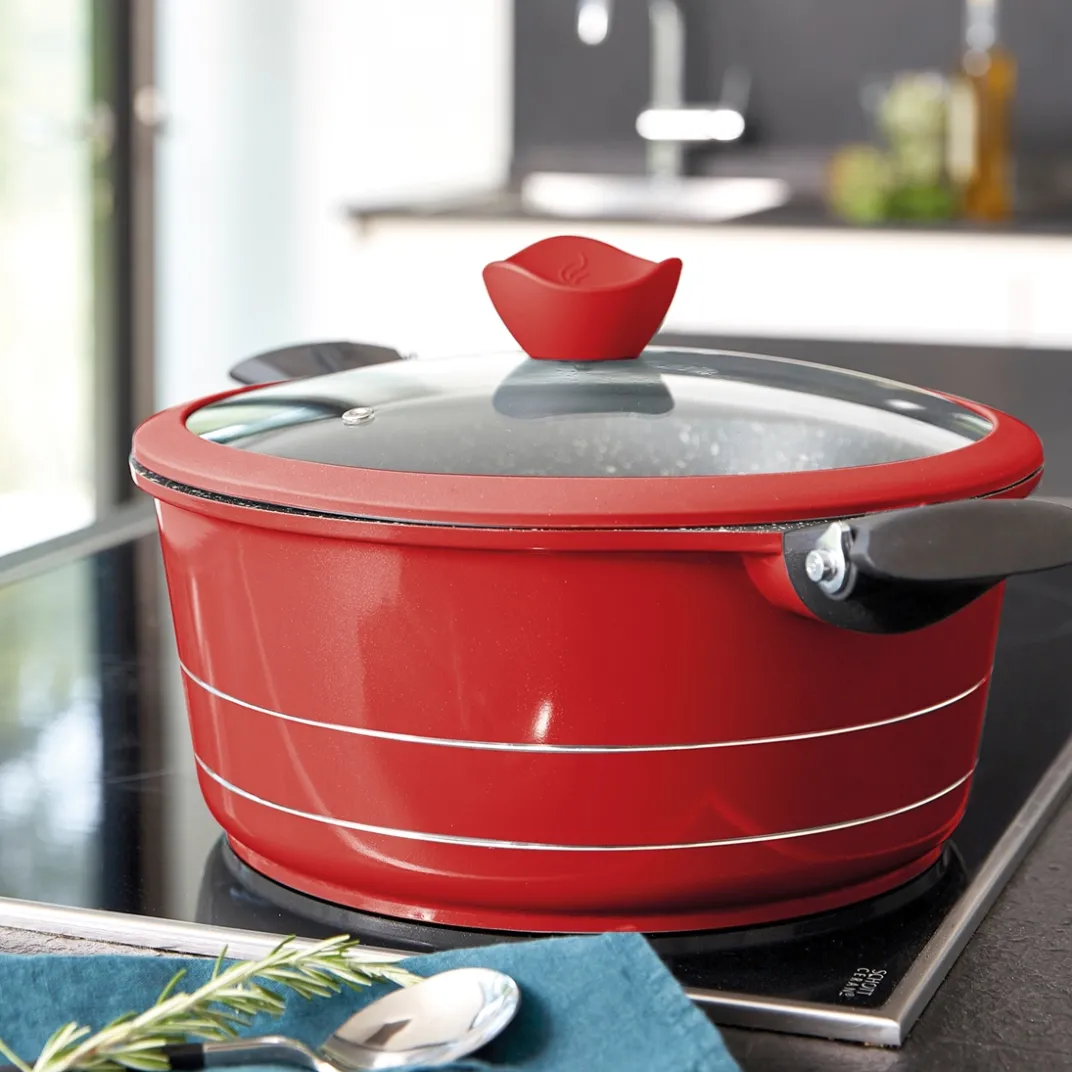 Cuisson Et Accessoires-Tempsl Faitout en fonte d'aluminium Pradel France ®