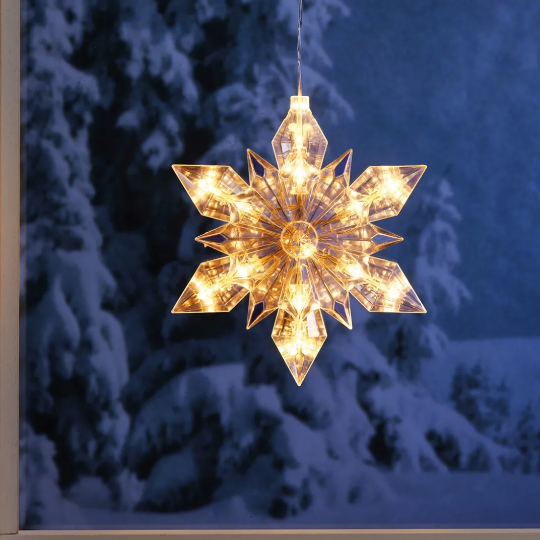 Décorations Intérieures Noël|Décorations Extérieures Noël-Tempsl Flocon lumineux