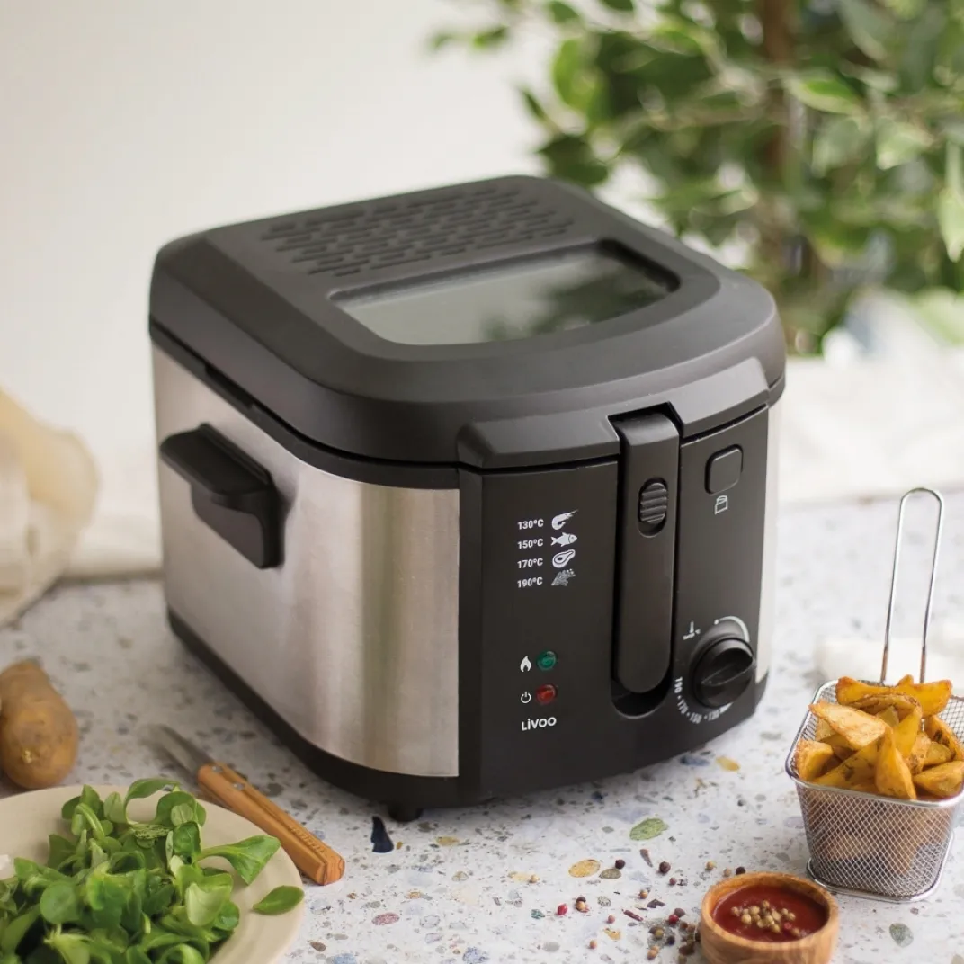 Petit Électroménager-Tempsl Friteuse 3 litres