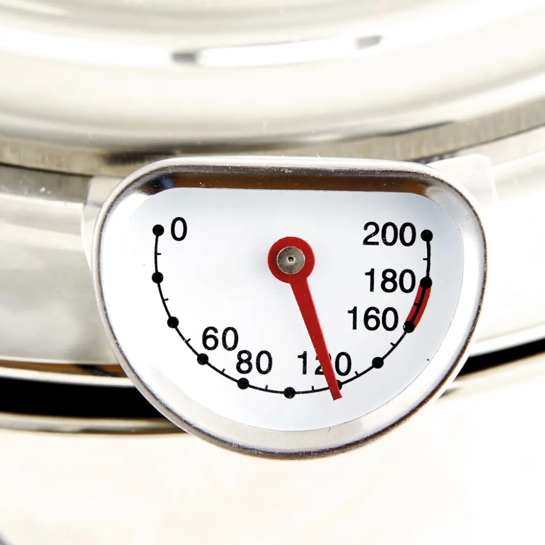 Cuisson Et Accessoires-Tempsl Friteuse inox couvercle grille