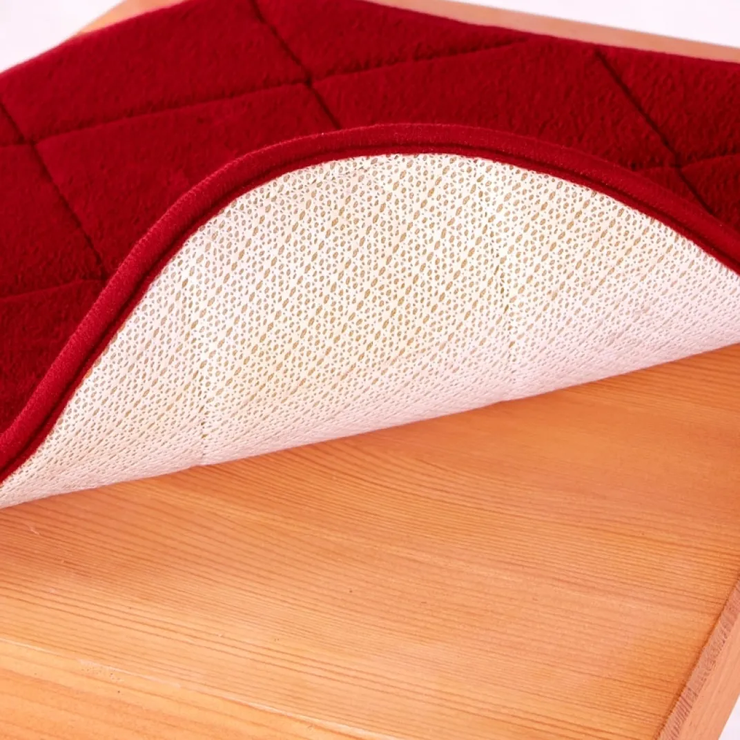 Décorations-Tempsl Galettes de chaise à mémoire de forme bordeaux