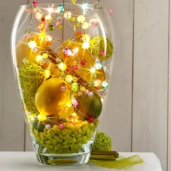 Décorations Intérieures Noël|Décorations-Tempsl Guirlande LED multicolore