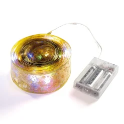 Décorations Intérieures Noël|Décorations-Tempsl Guirlande ruban lumineuse