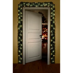 Décorations Intérieures Noël|Décorations-Tempsl Guirlande sapin étoilée lumineuse