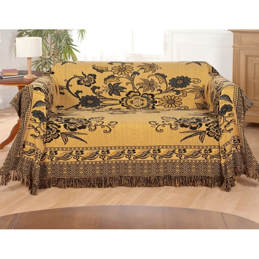 Décorations-Tempsl Jeté de canapé réversible