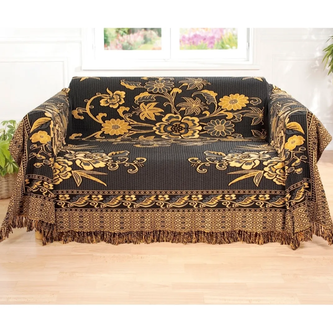 Décorations-Tempsl Jeté de canapé réversible