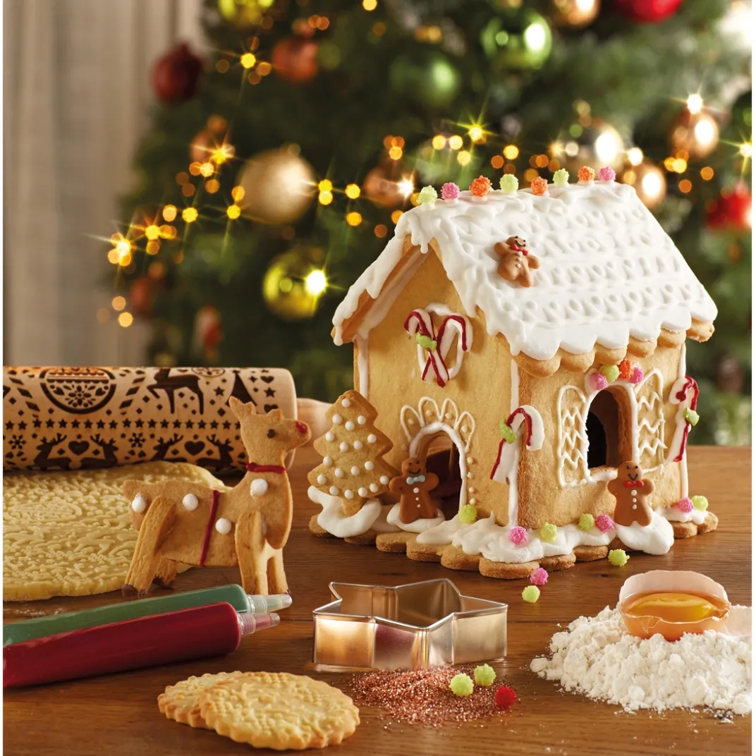 Repas De Noël|Accessoires Pâtisserie Et Confiture-Tempsl Kit maison pain d'épice