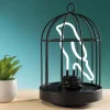Décorations-Tempsl Lampe néon oiseau dans sa cage