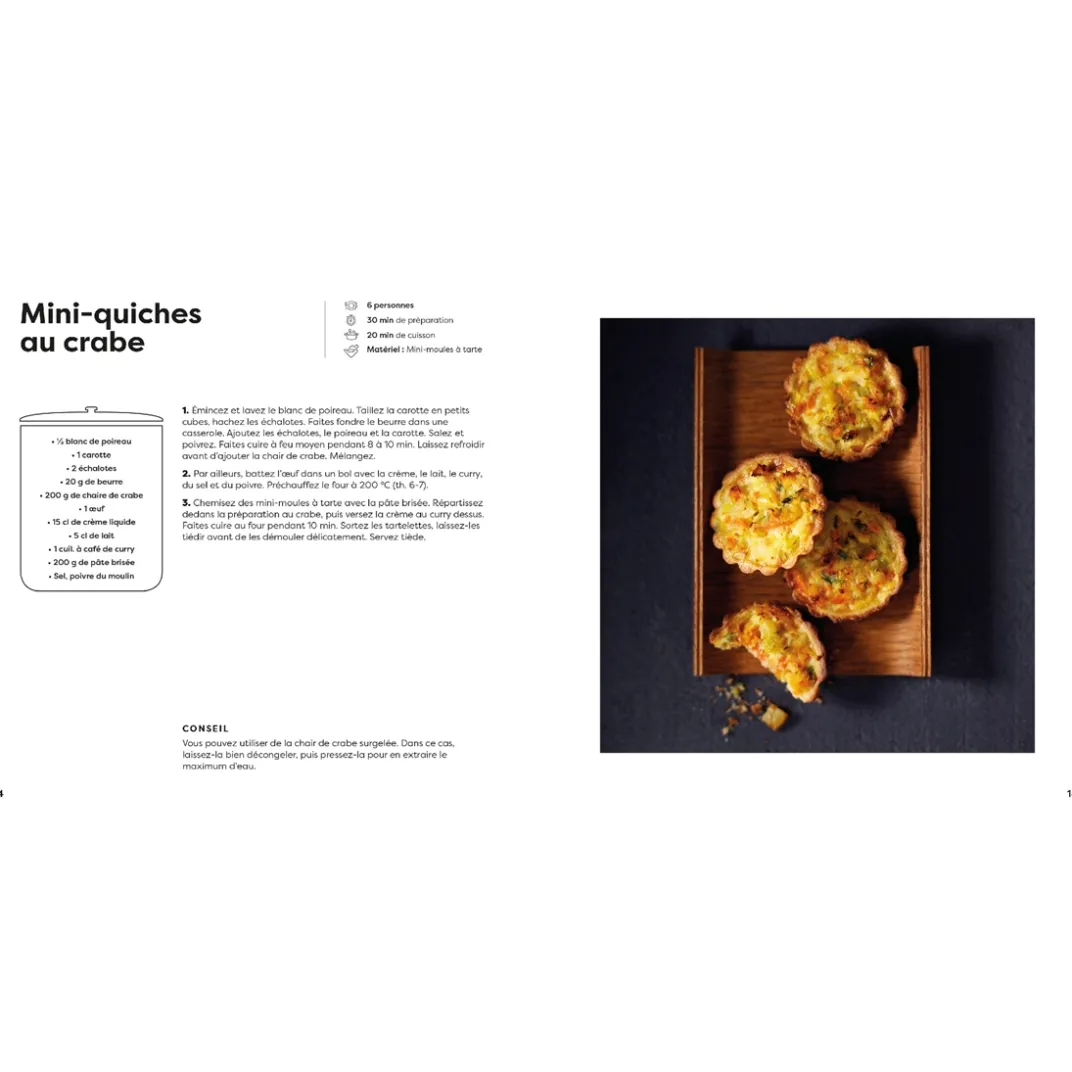 Livres De Cuisine-Tempsl Livre 100 recettes apéritives créatives