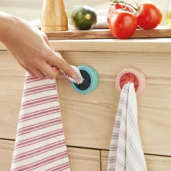 Salle De Bain Et Hygiène-Tempsl Lot de 3 attaches serviettes