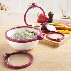 Fraîcheur / Conservation-Tempsl Lot de 4 couvercles fraîcheur