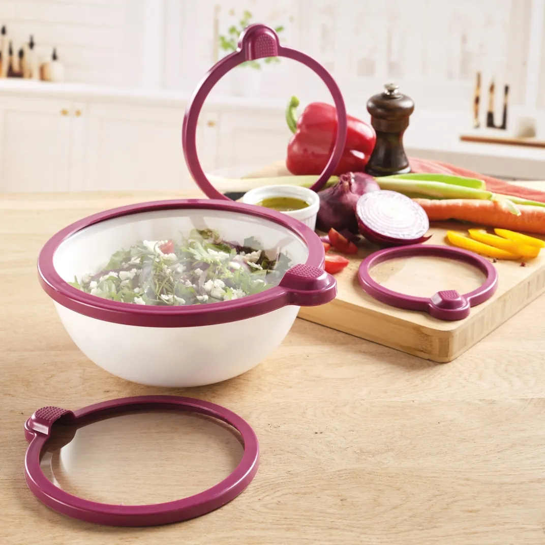 Fraîcheur / Conservation-Tempsl Lot de 4 couvercles fraîcheur