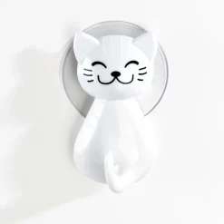 Salle De Bain Et Hygiène-Tempsl Lot de 2 crochets à ventouse chat