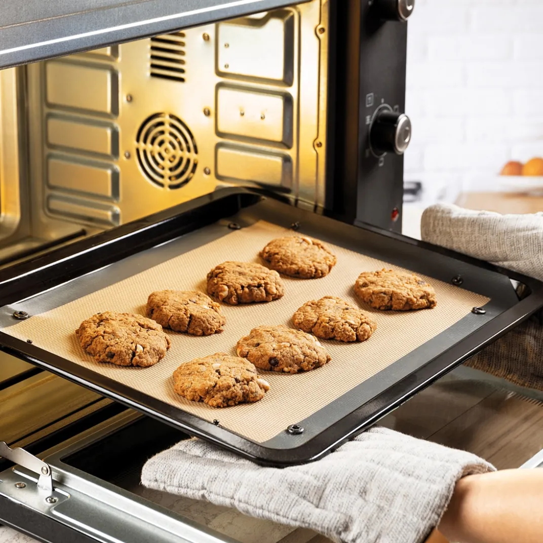 Cuisson Et Accessoires-Tempsl Lot de 2 feuilles de cuisson réutilisables pour le four