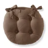 Décorations-Tempsl Lot de 2 galettes chaise rondes Marron