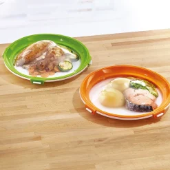 Fraîcheur / Conservation-Tempsl Lot de 2 ou 4 plats de conservation ronds